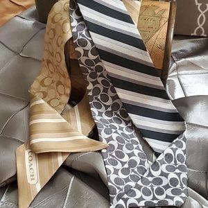 COACH ponytail scarfs